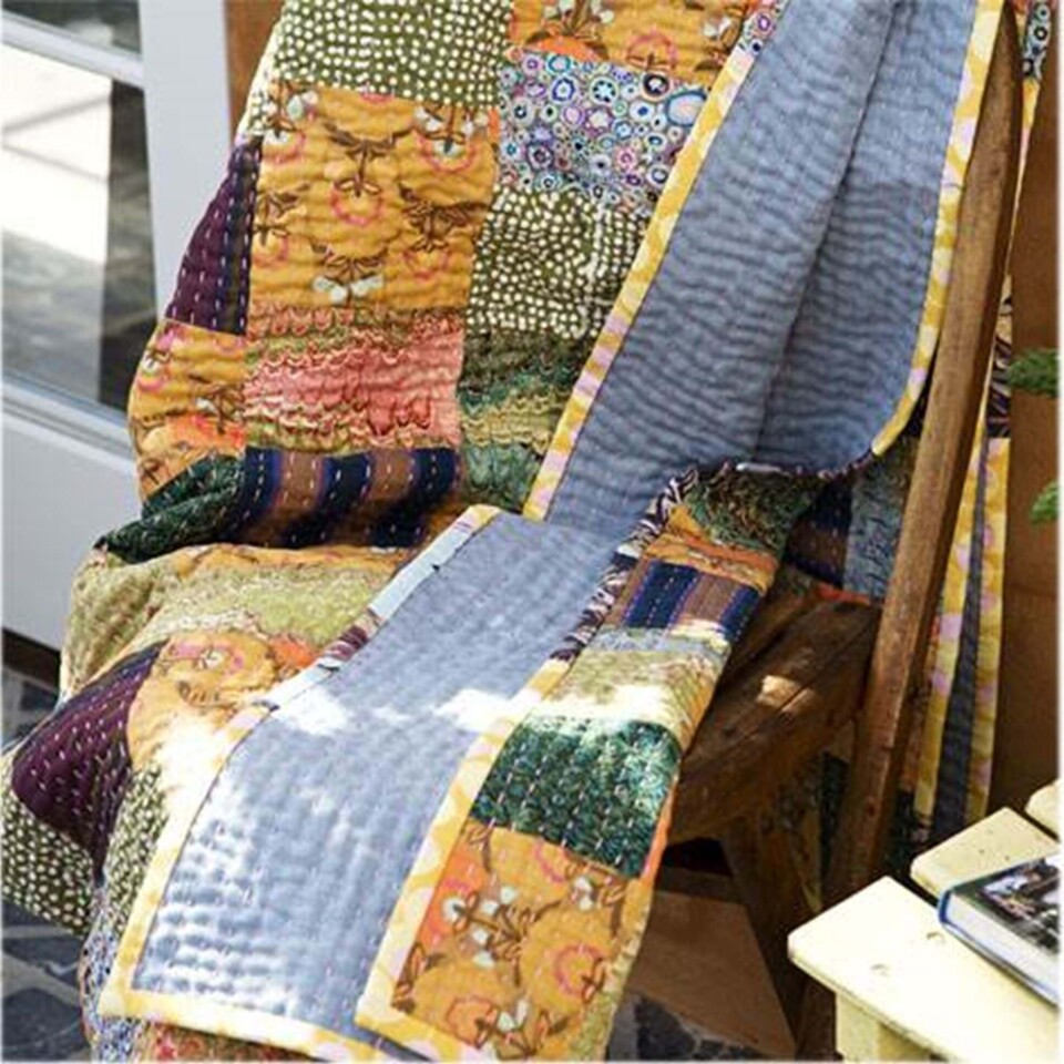 Patchwork: Quiltet tæppe fra Hendes Verden