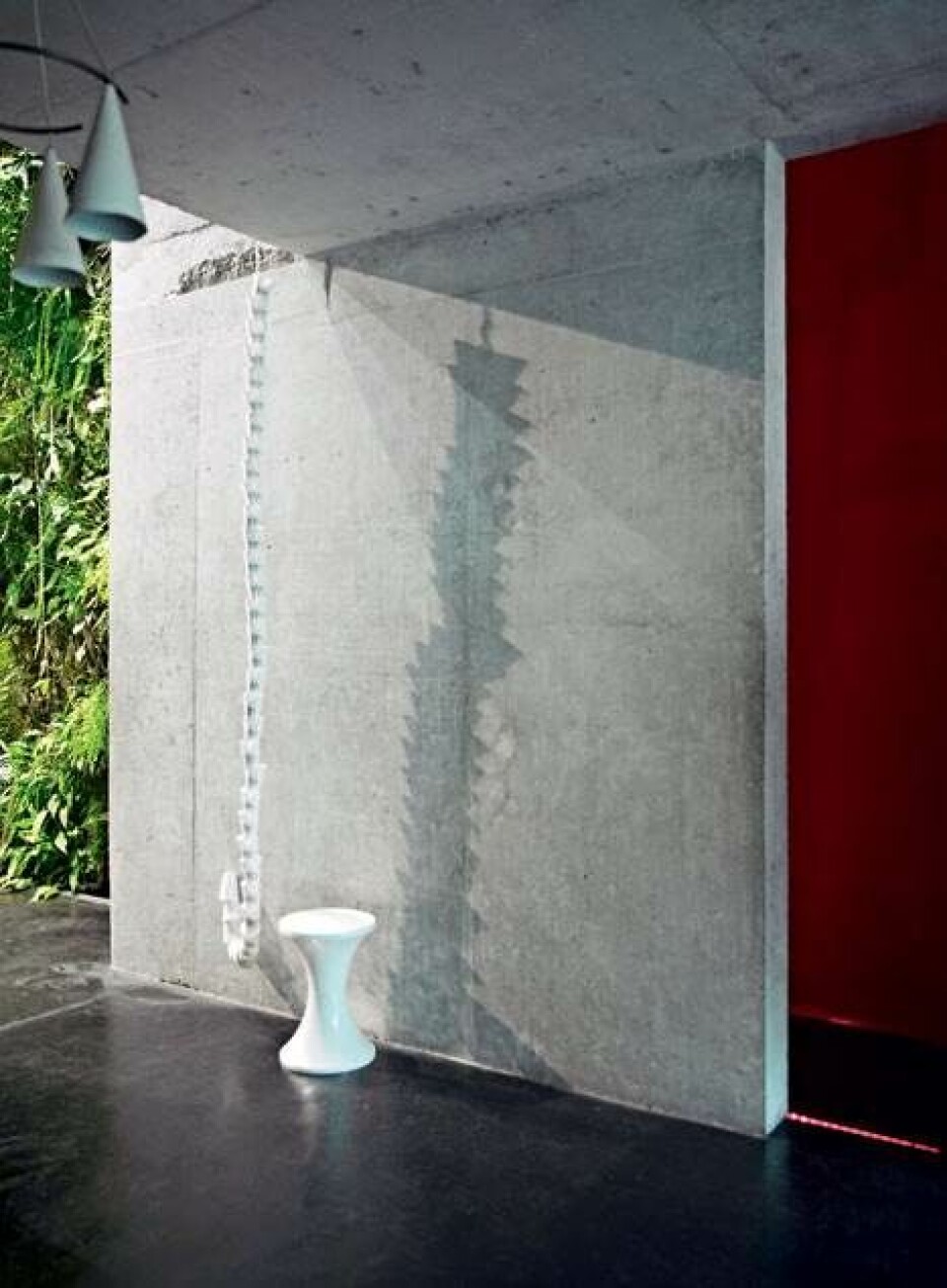 Et hus designet med have - indenfor!