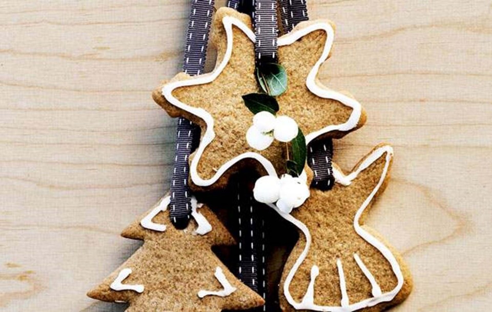 Ingefærkager - spiselig julepynt