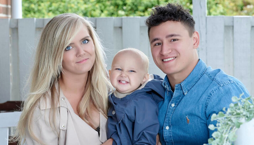 Cellina Martinna, Mikkel og sønnen Milan.