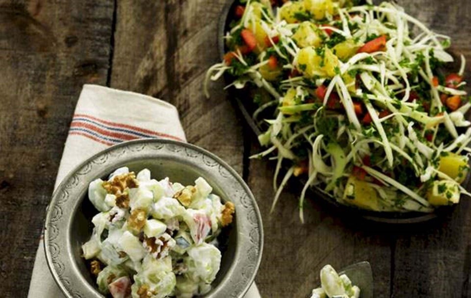 Opskrift på Waldorfsalat