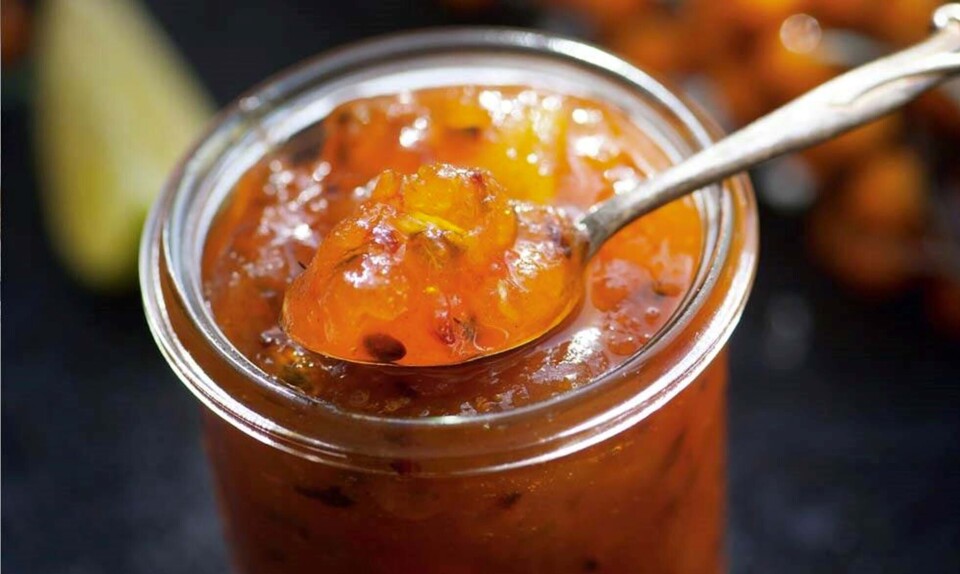 Havtornmarmelade Opskrift på marmelade med havtorn