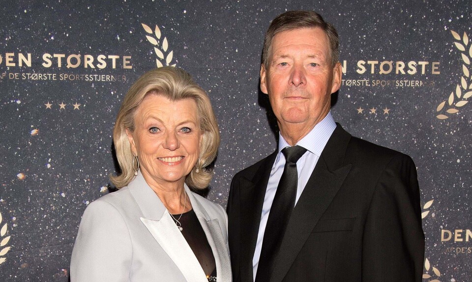 Anne Laxholm med sin mand gennem 50 år, Hans-Henrik Laxholm.