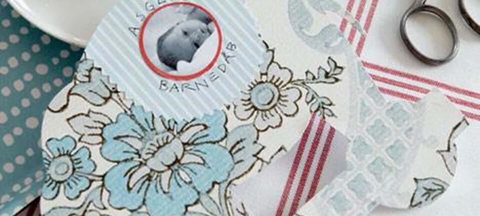 Sød invitation til barnedåb