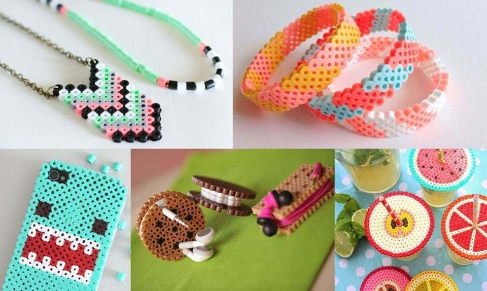 20 sjove og skønne ideer med hama perler