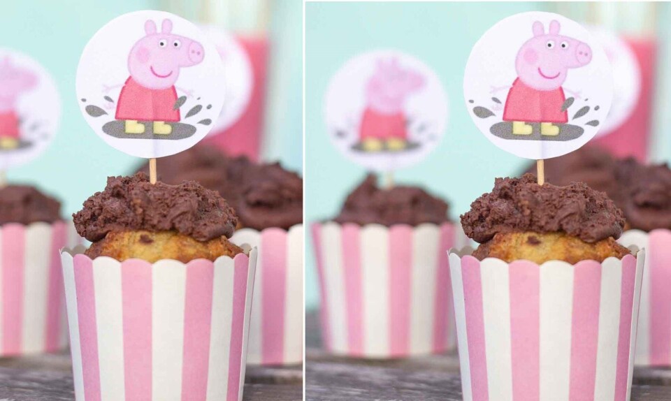 Fineste Gurli Gris mudder cup cakes