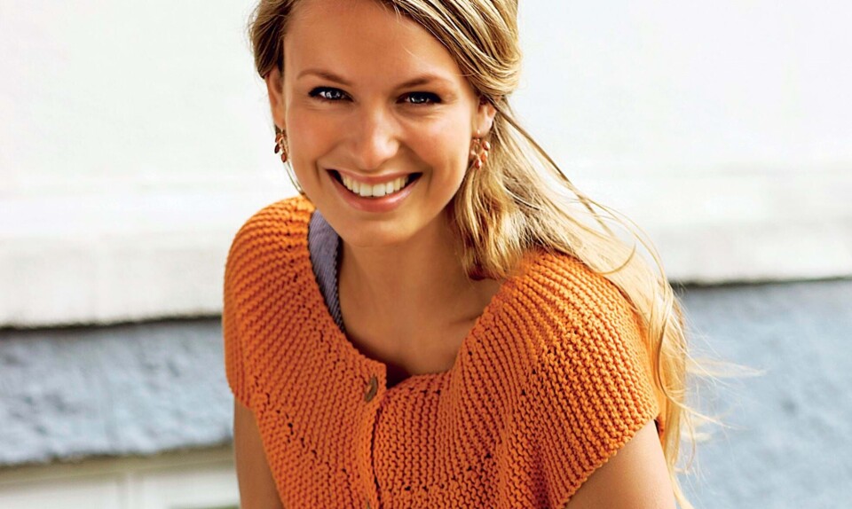 Retstrikket sommertop