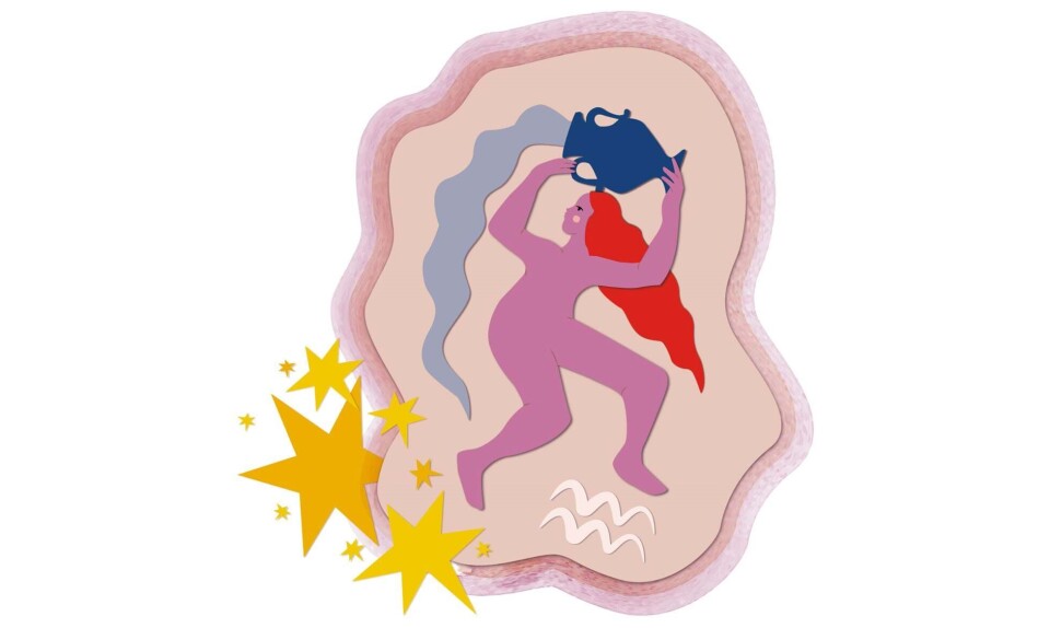 Vandmanden: Dagens horoskop Horoskop vandmand illustration