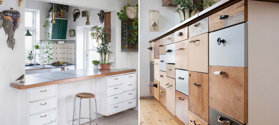 Sørens køkken er vildt og anderledes: Emhætteskjuleren er genial