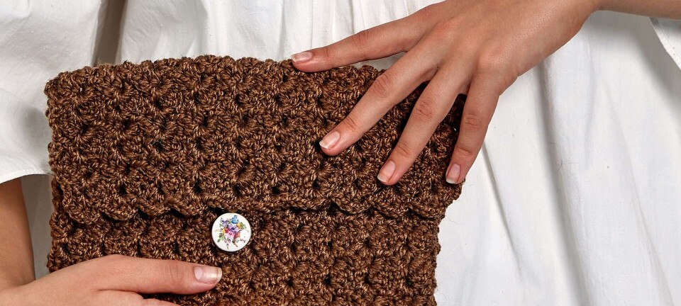 Hækl selv: En smart clutch af garn af genanvendt plastik