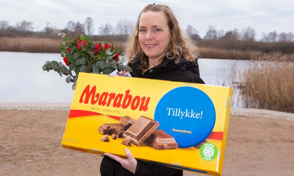 Marabou med popcorn