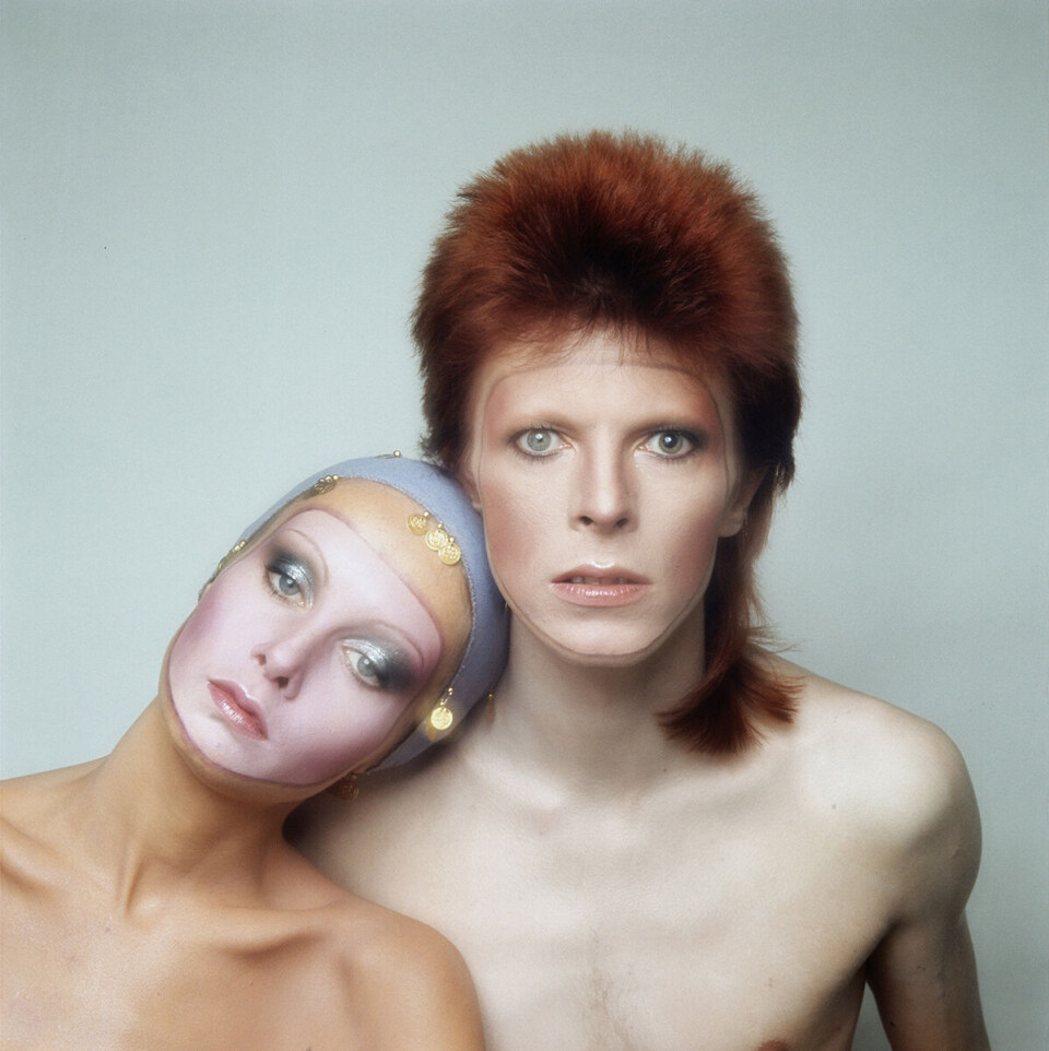 Twiggy og David Bowie
