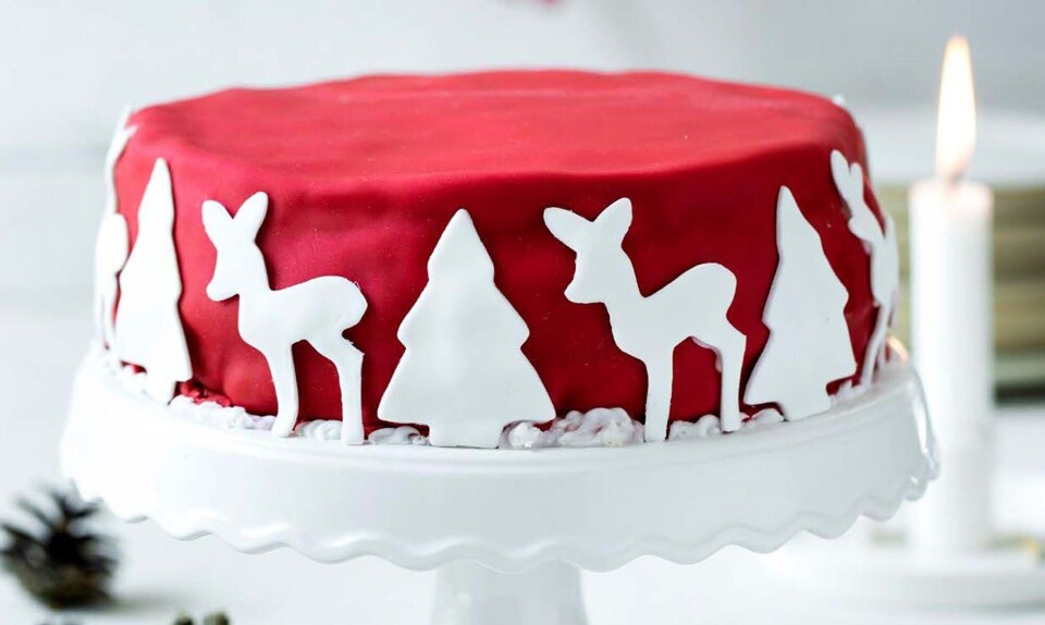 Julens fineste lagkage: Red velvet lagkage