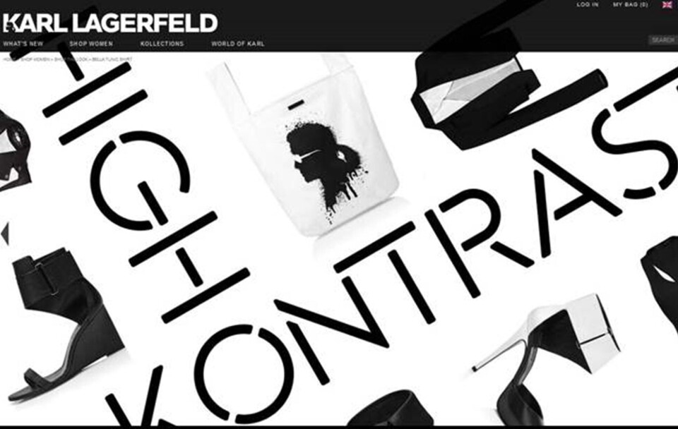 Besøg Karl Lagerfeld online