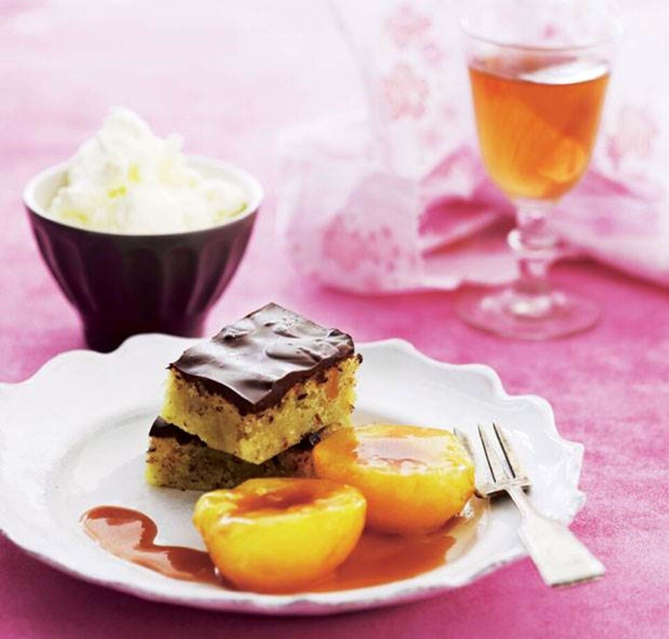 Karamelblommer med mazarin