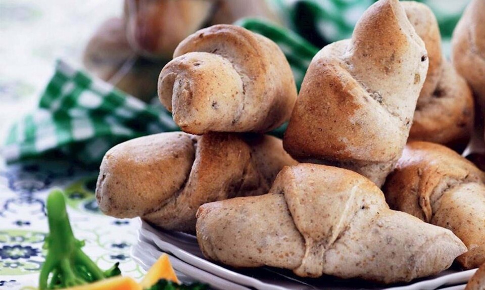 Pølsehorn med rugmel