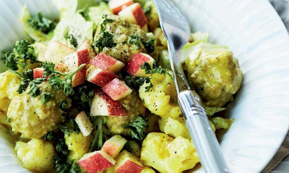 Opskrift på boller i karry