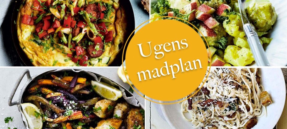 Nem italiensk æggekage, fish'n'chips & skøn pasta med kylling: Her er ugens madplan til dig