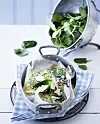 Spinatsouffle med ost