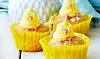 Citronmuffins med påskekyllinger