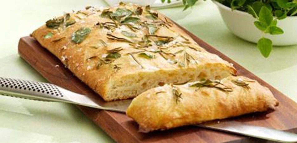 Krydderurte-focaccia