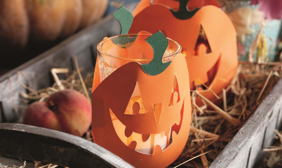 Fine græskarlygter i papir til Halloween