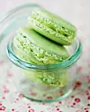 Macarons med pistacie