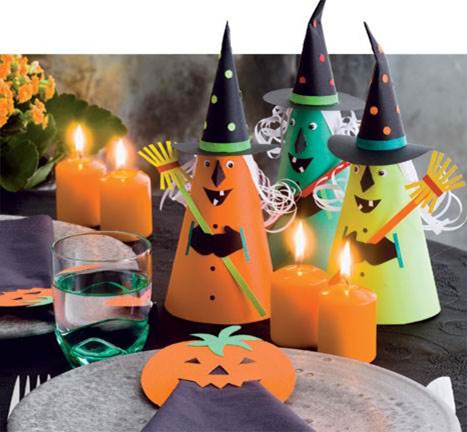 Sjove papirklip til halloween