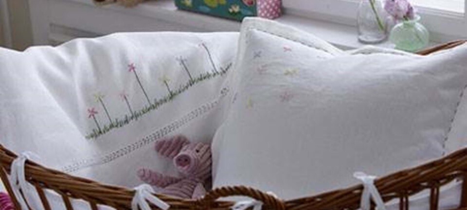 Sødt babysengetøj med italiensk mellemværk