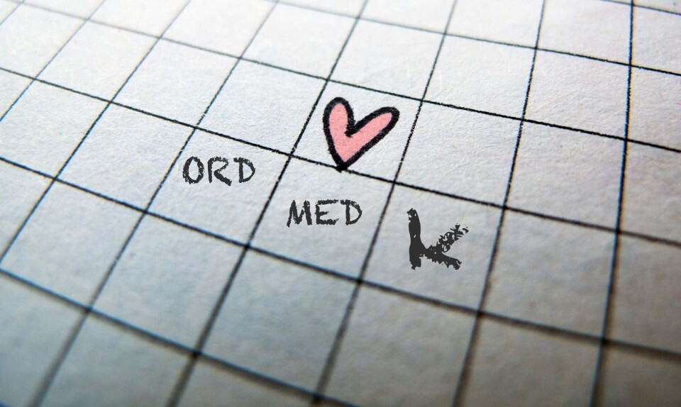 Ord med K