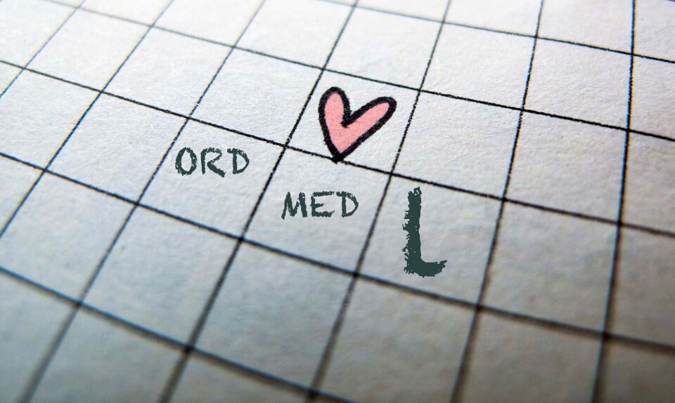 Ord med L