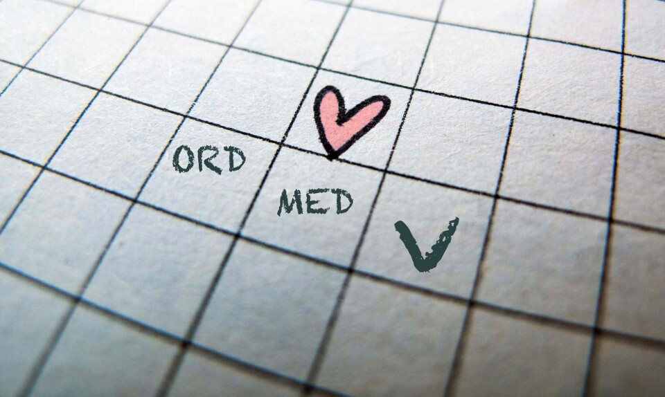 Ord med V