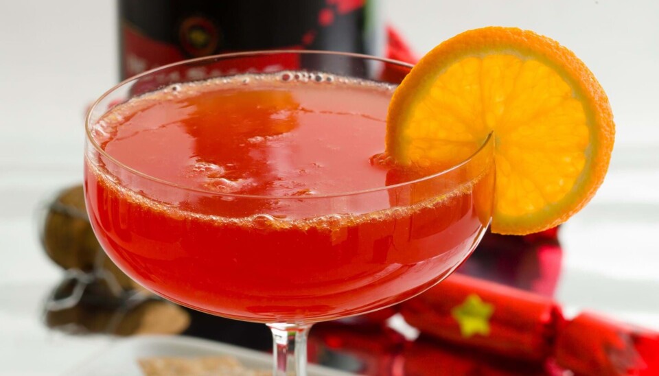 Champagnecocktail med appelsin og Campari