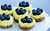 Minicheesecake med blåbær