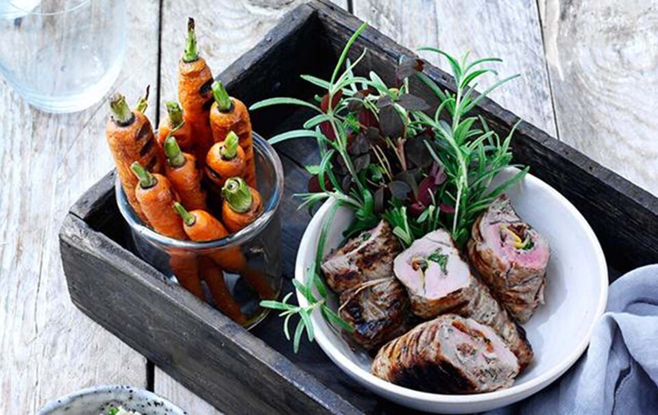 mørbrad på grillen