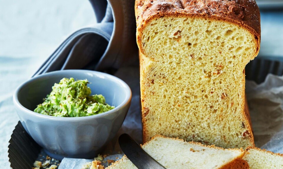 Bacon briochebrød
