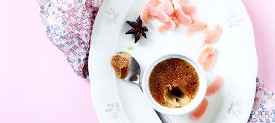 Rabarber crème brulée