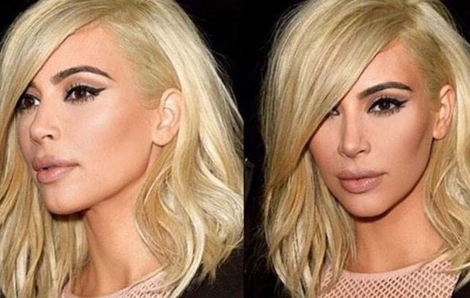 Derfor har Kim Kardashian fået platinblond hår