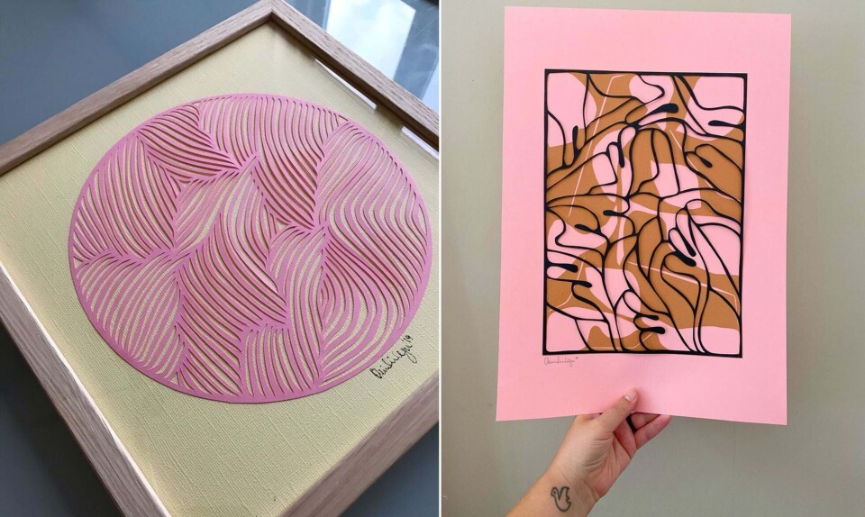 Se Christines unikke papercuts: ”Jeg sætter bare skalpellen på papiret og lader den føre vejen”