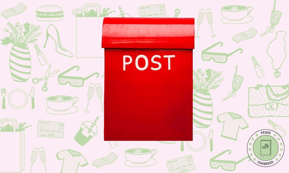 Pengedagbog postkasse
