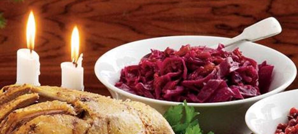 Rødkål med abrikoser, citron og honning