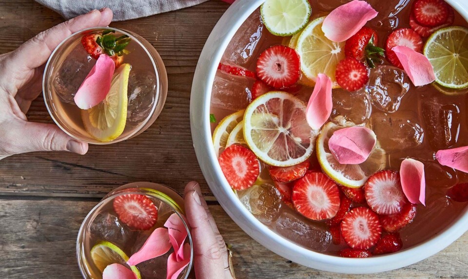 Sangria med rosé opskrift