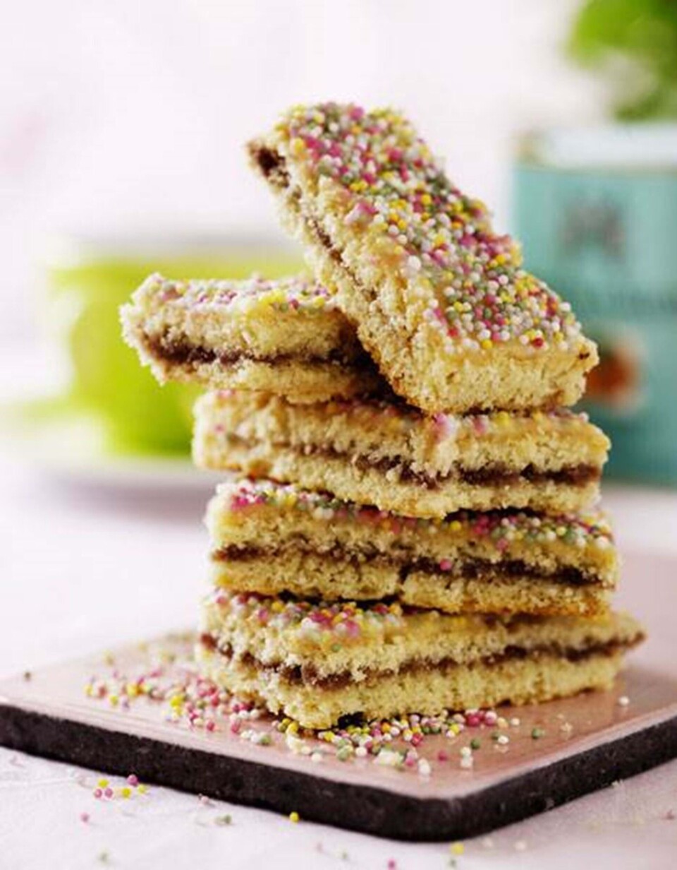 Mini-hindbærsnitter