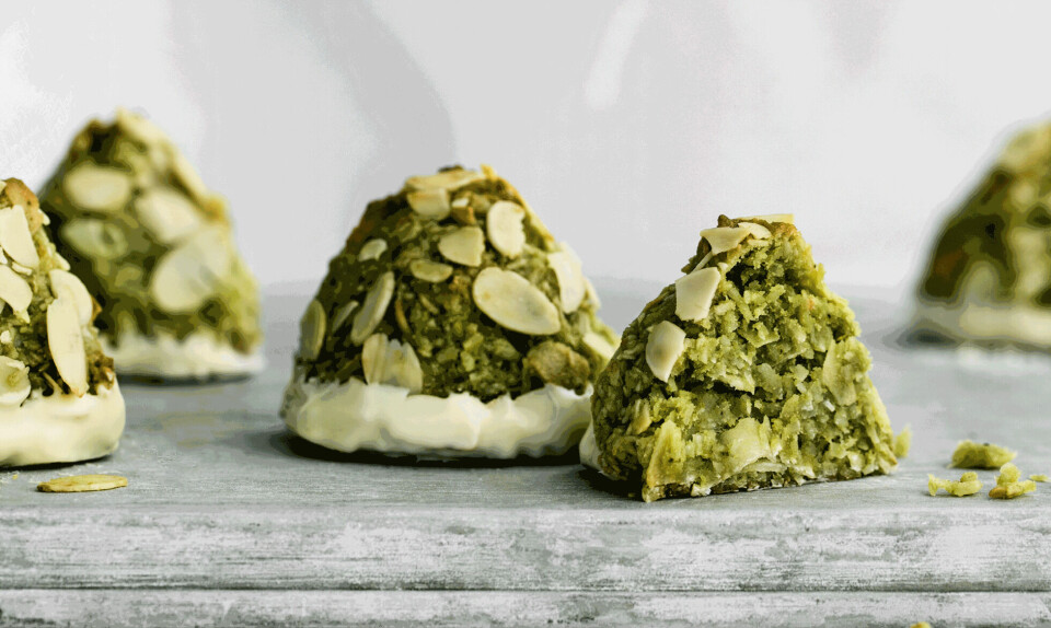 Matcha kokostoppe