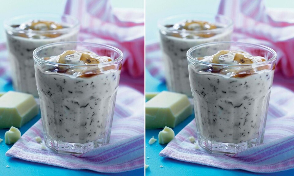 Baileysfromage med kaffesirup