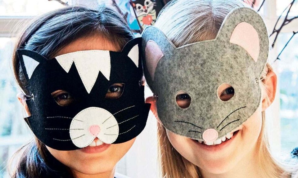 Fastelavn: Flotte masker af filt