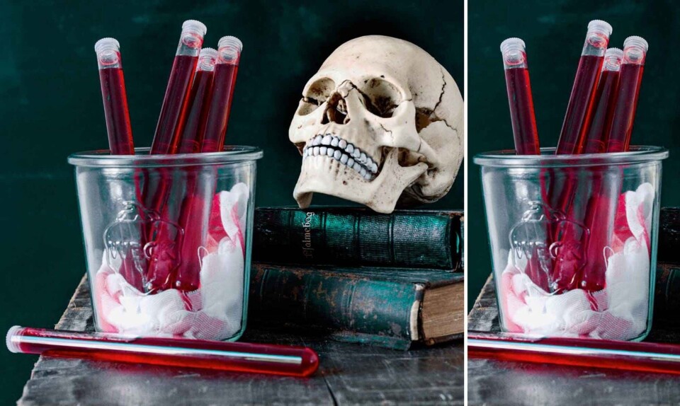 Halloween drink: Vampyr-blod