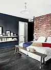 Rå newyorkerstemning møder fine franske lopper i dette skønne byhus