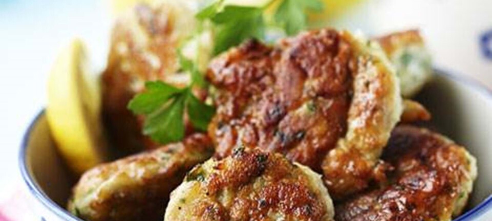 Fiskefrikadeller med krydderurter