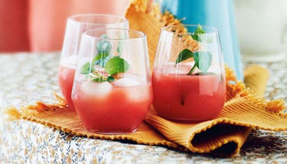 Melon-daiquiri med jordbær